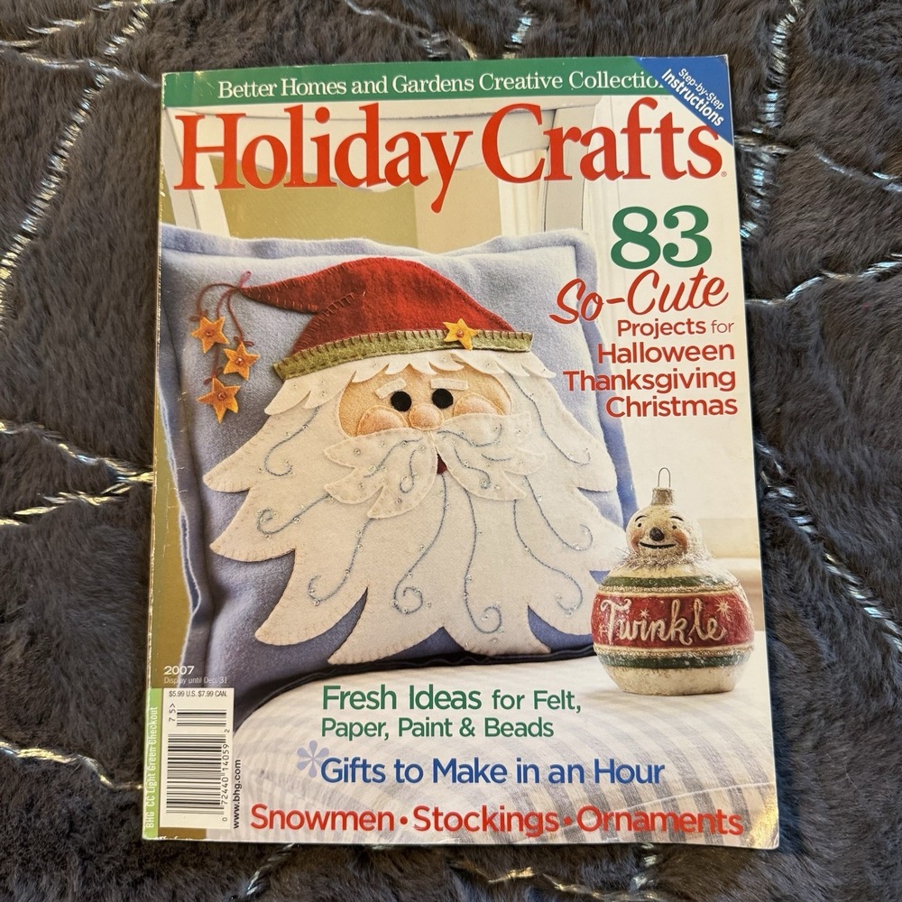 Dec 2008 Holiday Crafts Magazine Christmas Decor